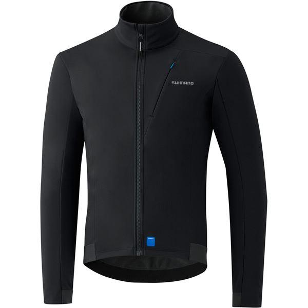 Shimano Clothing Men's Wind Jacket; Black; Size M