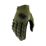 100% Airmatic Gloves Army Green M