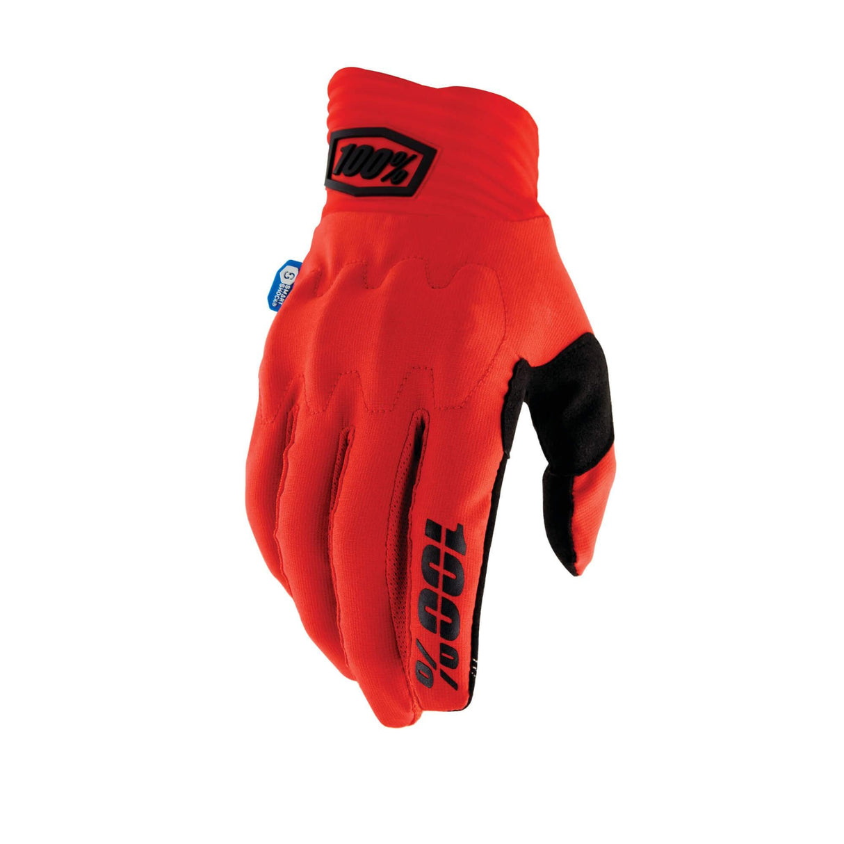 100% Cognito Smart Shock Gloves Red L