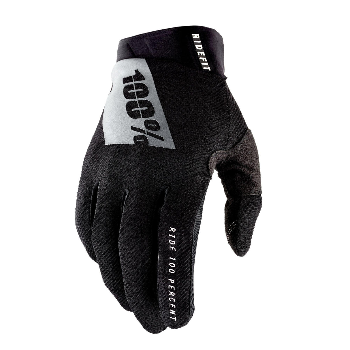 100% Ridefit Gloves Black XXL