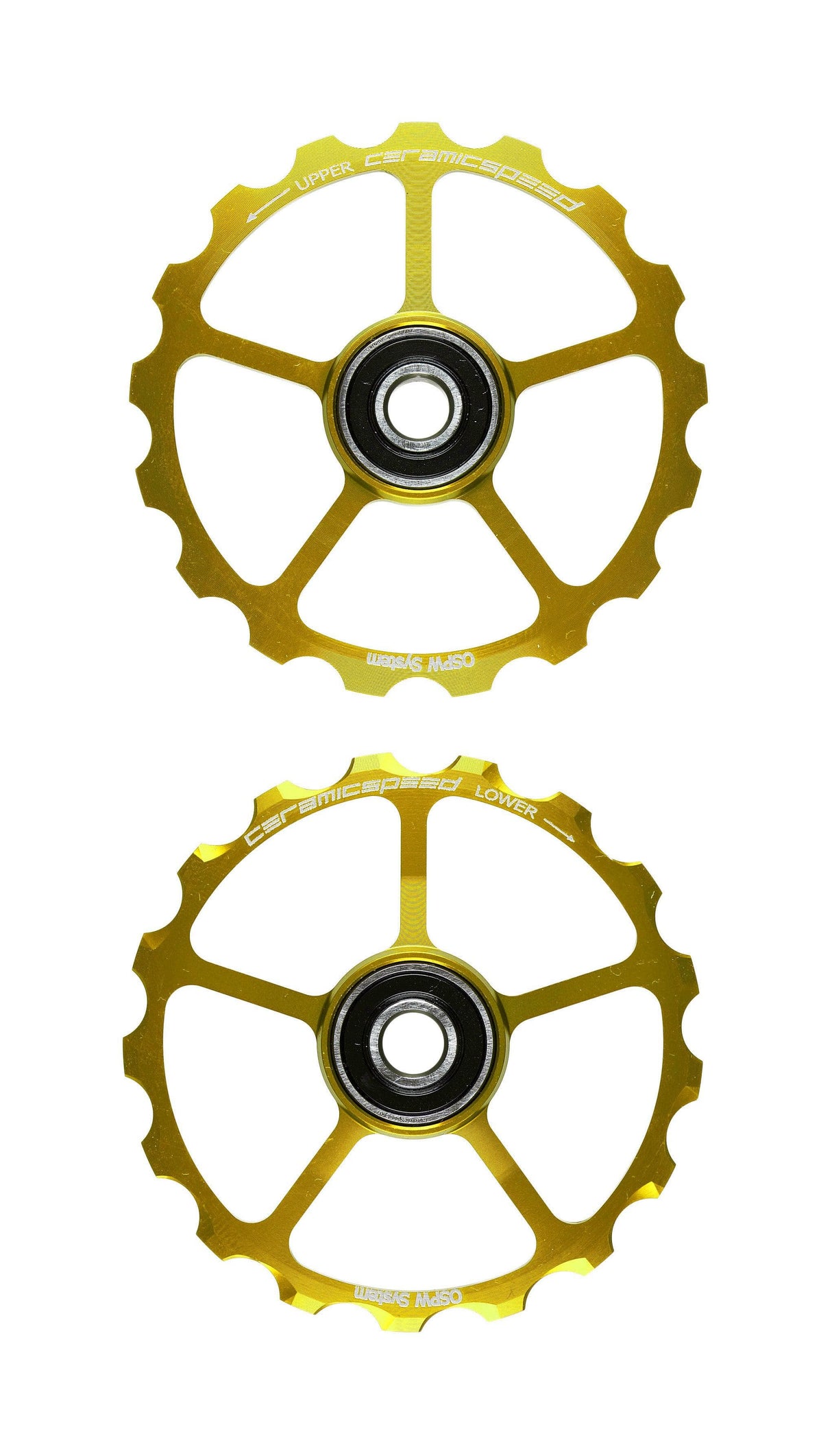 CeramicSpeed OSPW Coated (No Cage, 17T, Gold)