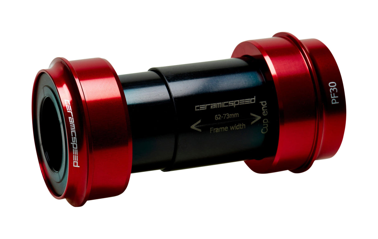 CeramicSpeed PF30A Campag UT 25mm Bottom Bracket (Red)