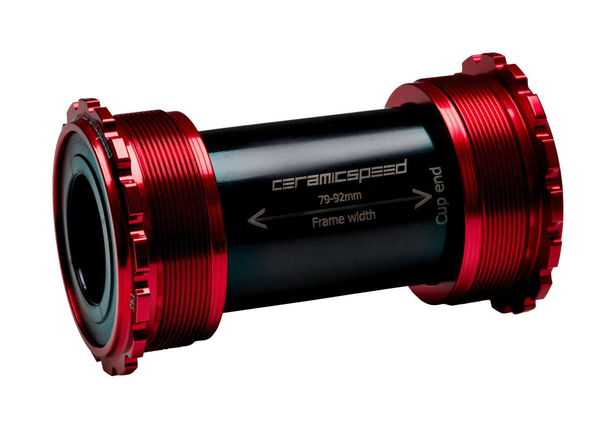 CeramicSpeed T45 SRAM GXP 24/22.2mm Bottom Bracket (Red)