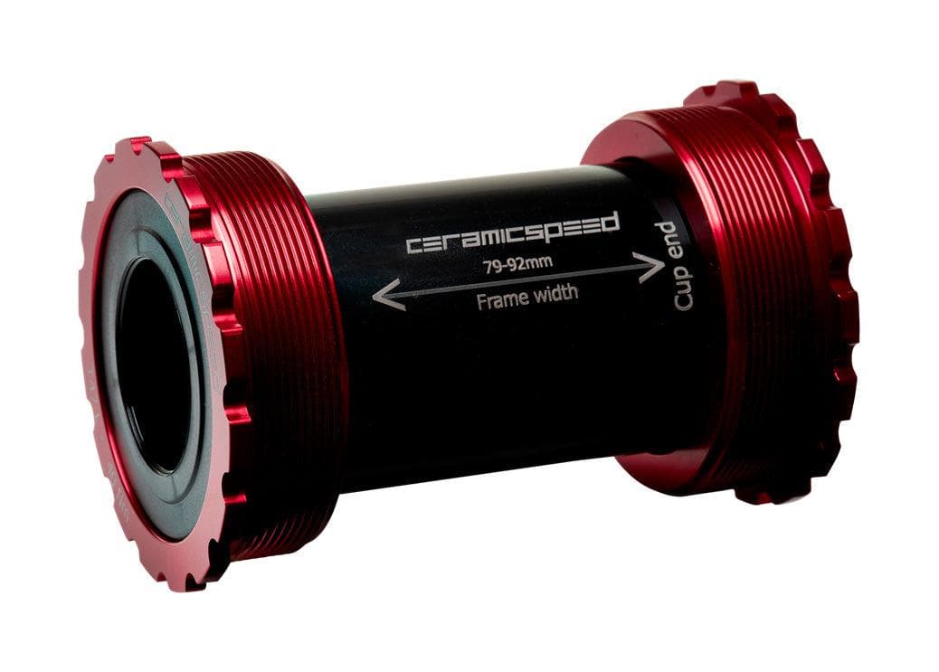 CeramicSpeed T47/86 Shimano 24mm Bottom Bracket (Red)