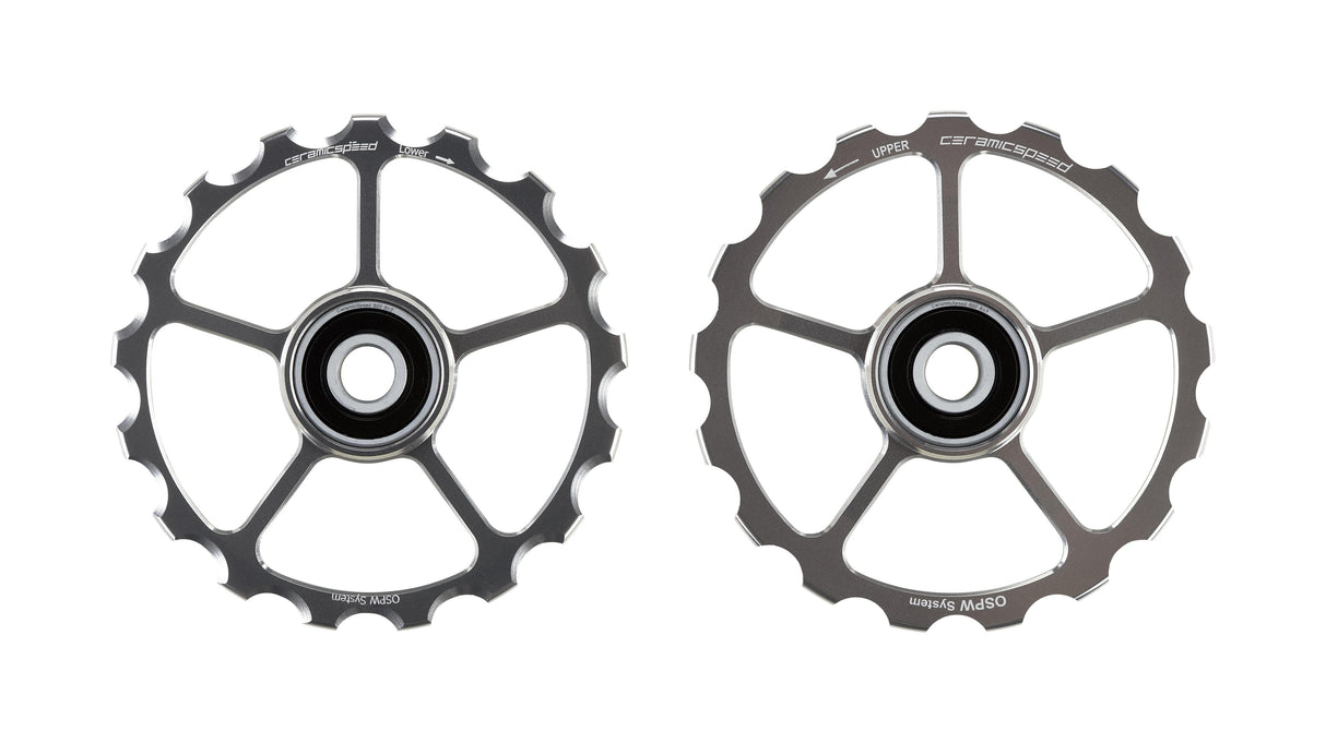 CeramicSpeed OSPW Coated (No Cage, 17T, Silver Ltd Ed)