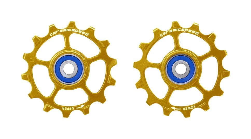 CeramicSpeed Shimano XT/XTR 12s MTB Coated Pulley Wheel (Gold)