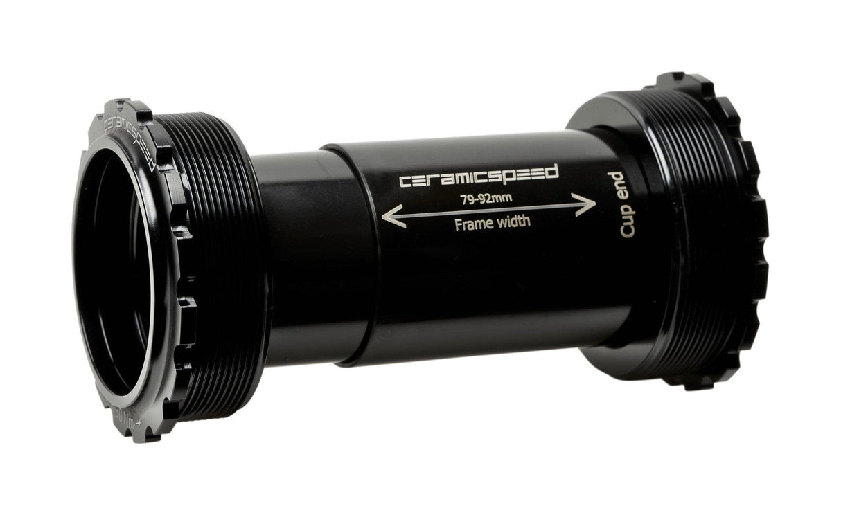 CeramicSpeed T47/86 Campag UT 25mm Coated Bottom Bracket (Black)