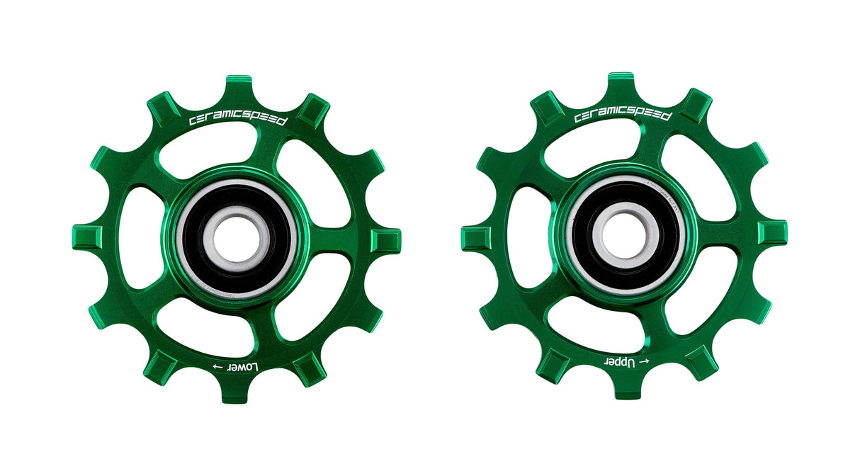 CeramicSpeed SRAM 12s AXS Road Coated Pulley Wheel (Green Ltd)