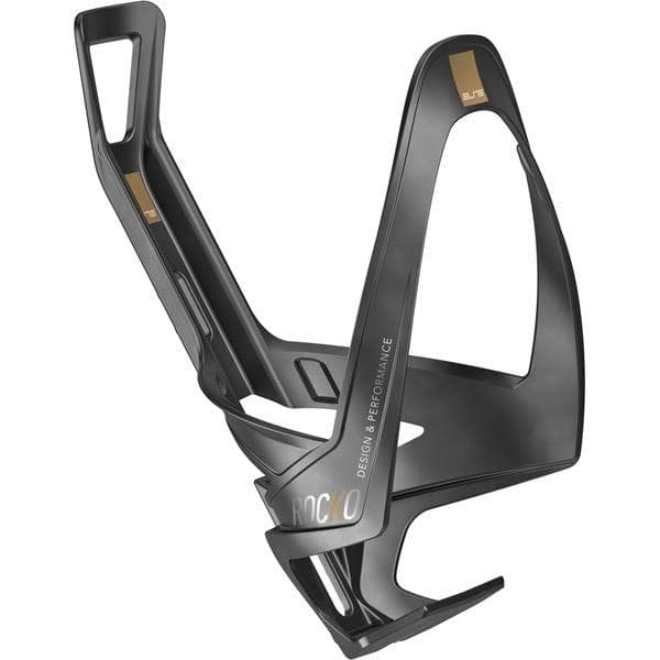 Elite Rocko carbon bottle cage matt black / gold