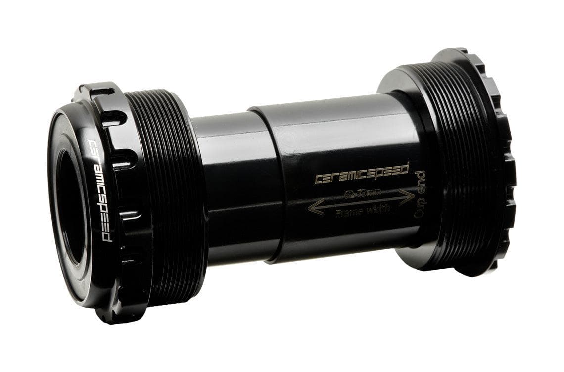 CeramicSpeed T47a Shimano 24mm Gravel CX Coated Bottom Bracket (Black)