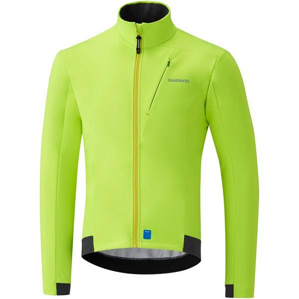 Shimano Clothing Men's Wind Jacket; Neon Yellow; Size XXXL