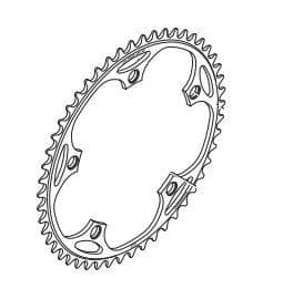 Shimano Spares FC-7710 Dura-Ace Track Chainring 47T 1/2 x 3/32 inch