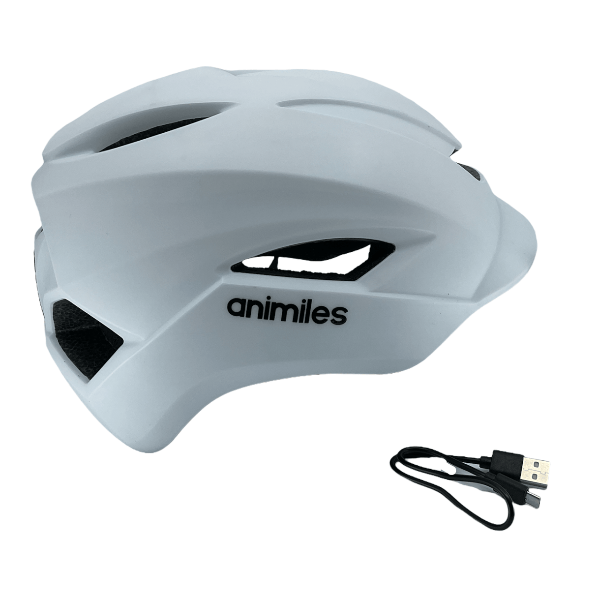 Animiles Adult Helmet - White L 57-61cm