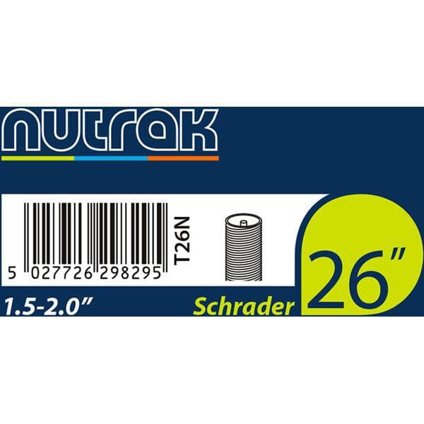 Nutrak 26 x 1.5 - 2.0 inch Schrader inner tube