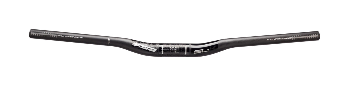 FSA SL-K Carbon Riser Bar (Black & Grey, 18 x 760mm, V20)