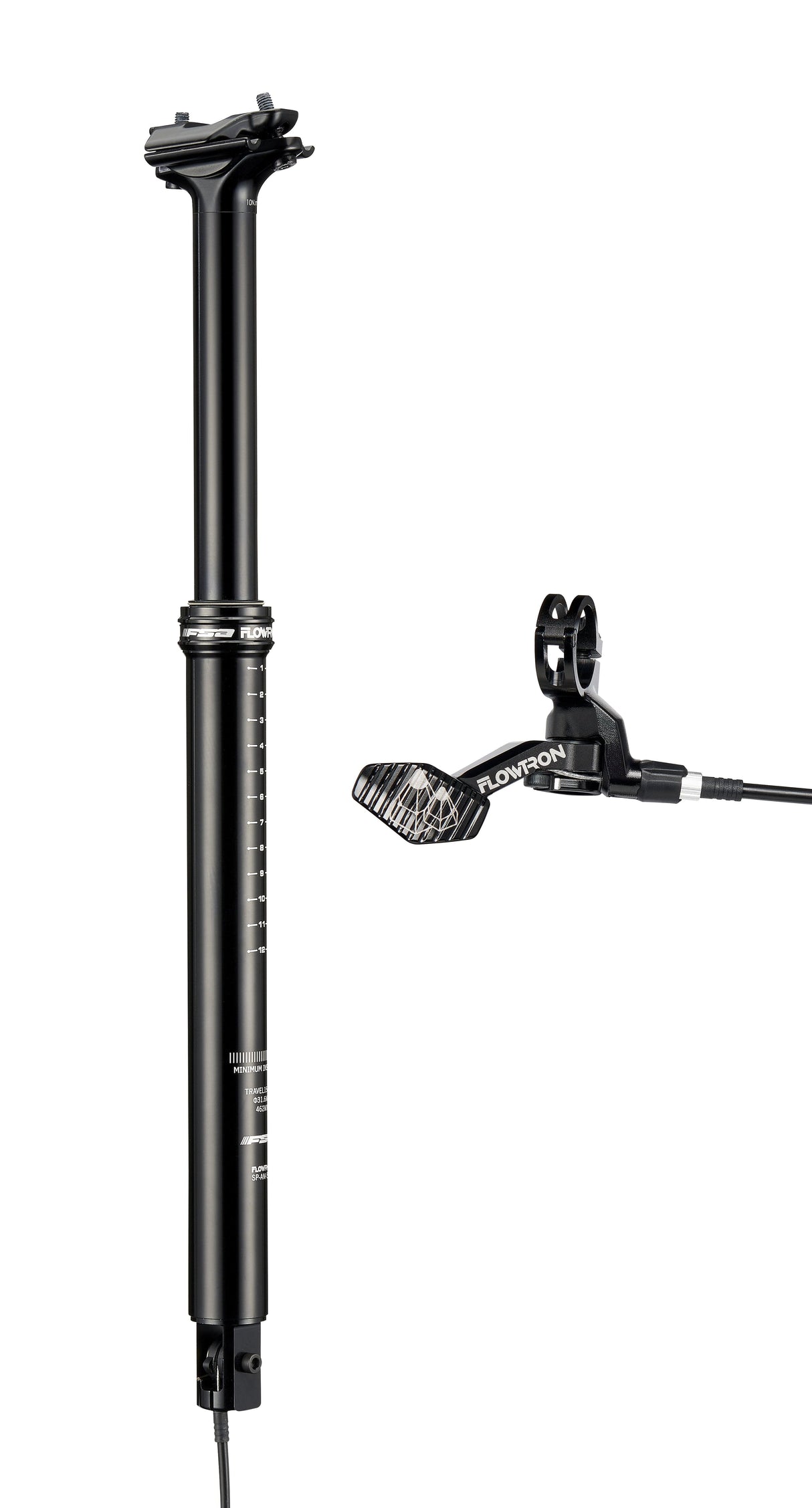 FSA Flowtron Dropper Seatpost (31.6mm, SB0, 125mm Drop, V18) TF>