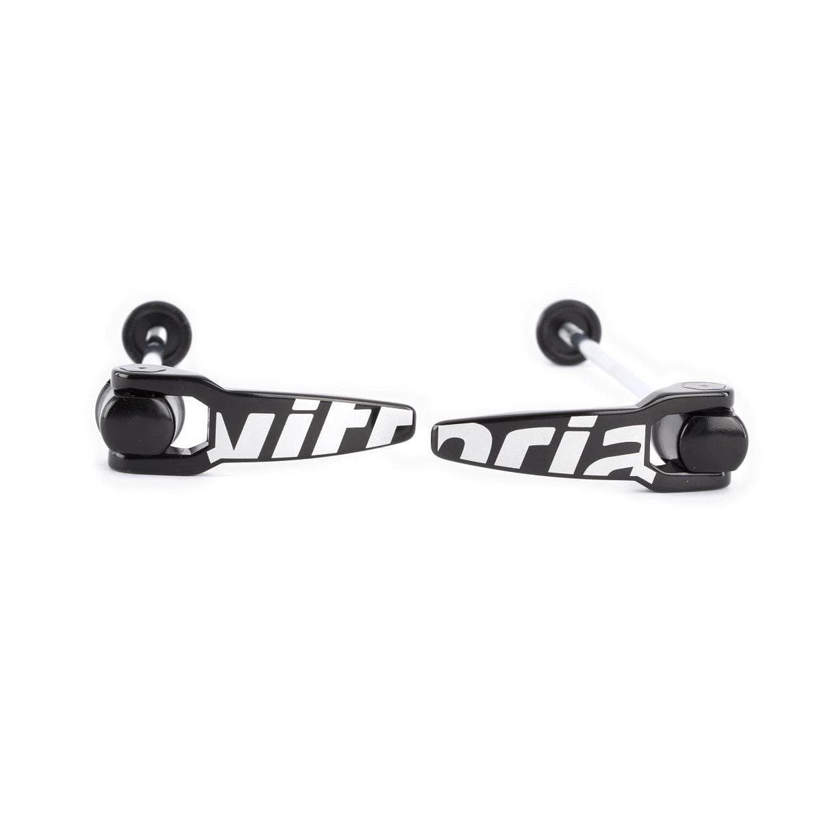 Vittoria Quick Release Set Mtb Length Front 112Mm/Rear 148.5Mm Black With Laser Logo: