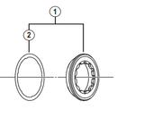 Shimano Spares CS-HG81-10 lock ring and spacer