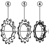 Shimano Spares CS-7800 sprocket 13T