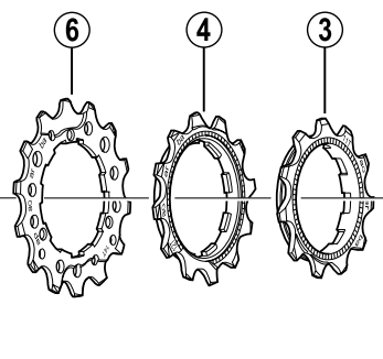 Shimano Spares CS-M760 sprocket 11T AQ-group