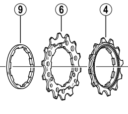 Shimano Spares CS-M760 sprocket 14T