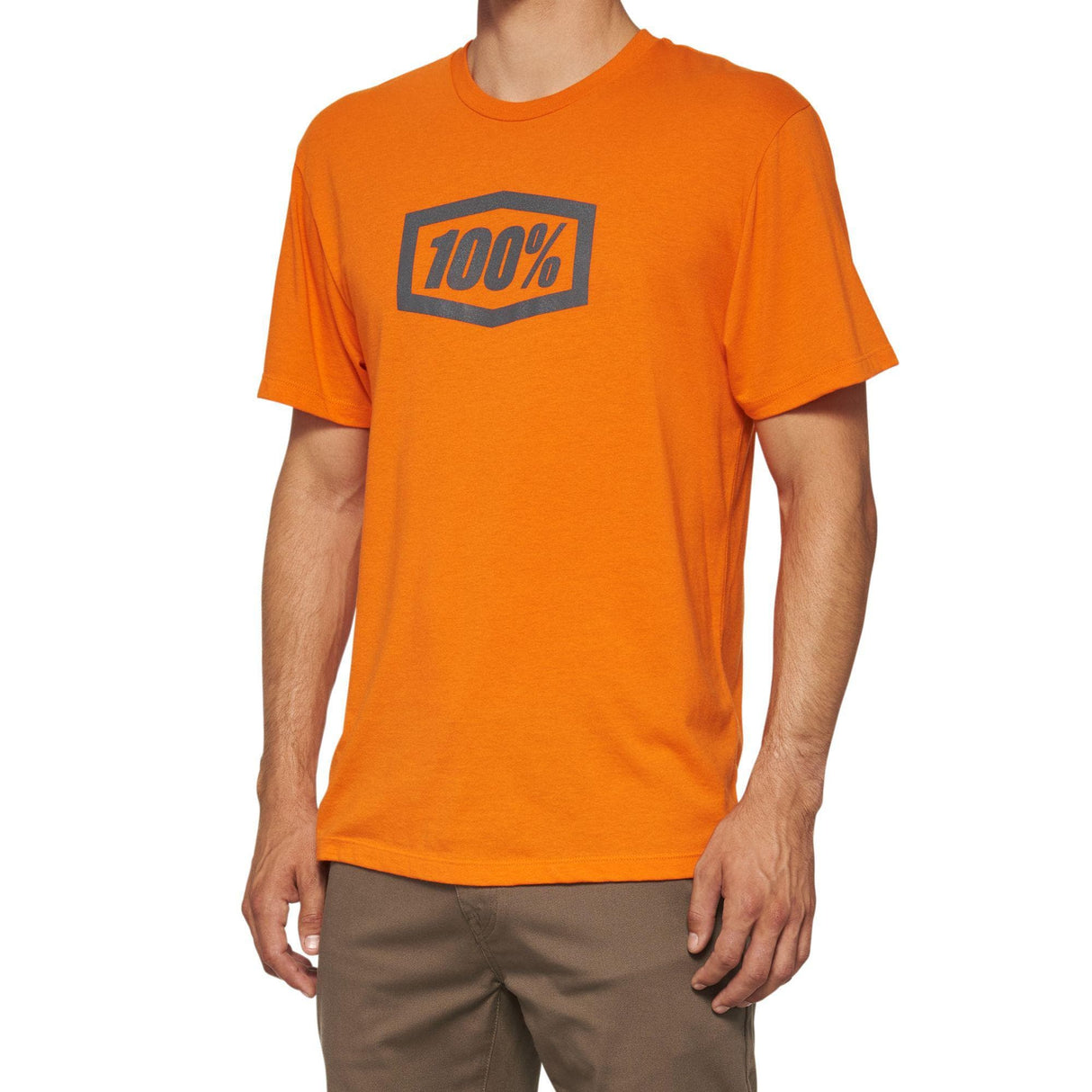 100% ICON Short Sleeve T-Shirt Orange M