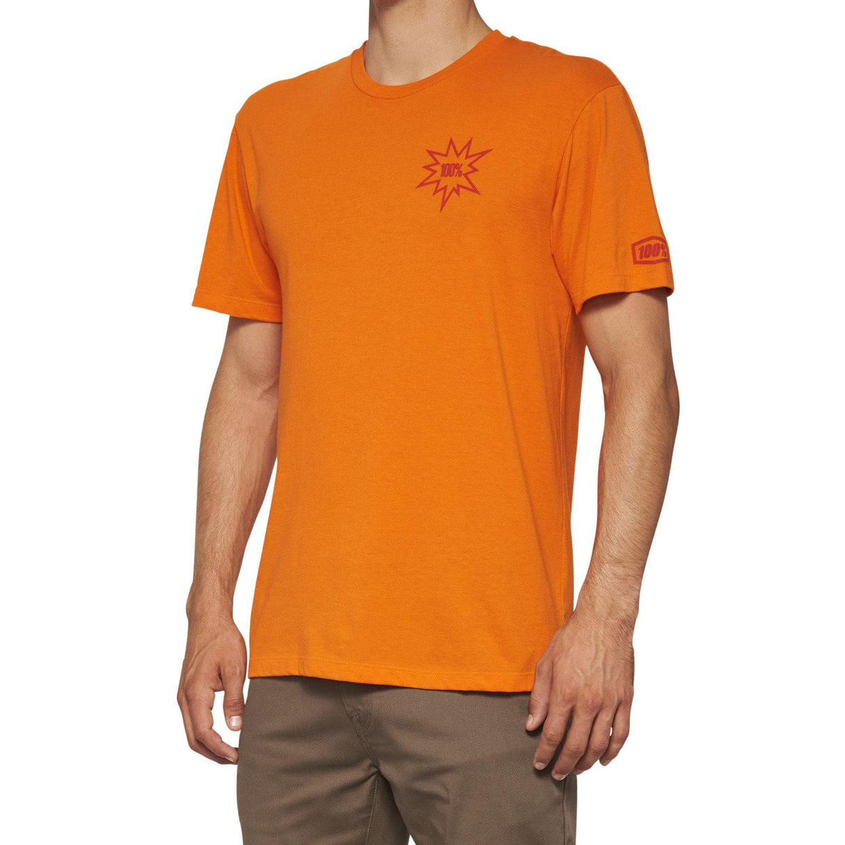 100% SERPICO Short Sleeve T-Shirt Orange XL