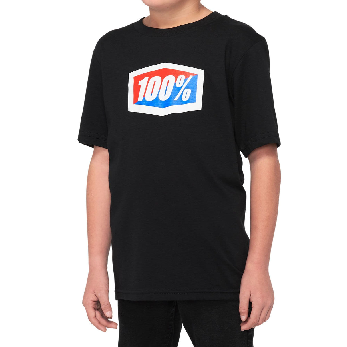 100% OFFICIAL Short Sleeve Youth T-Shirt Black XL