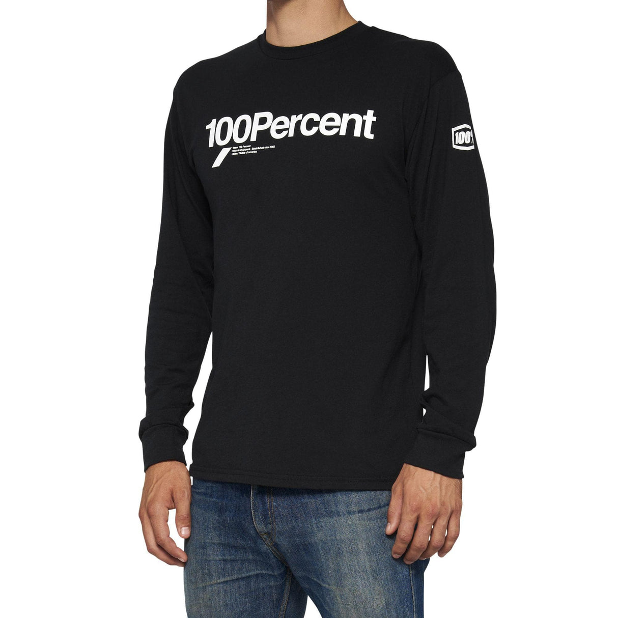 100% BILTO Long Sleeve T-Shirt Black L