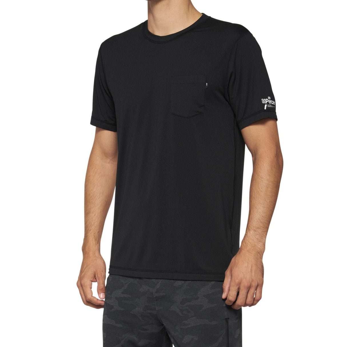 100% MISSION Athletic Short Sleeve T-shirt Black L