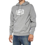 100% Icon Pullover Hoodie Heather Grey S