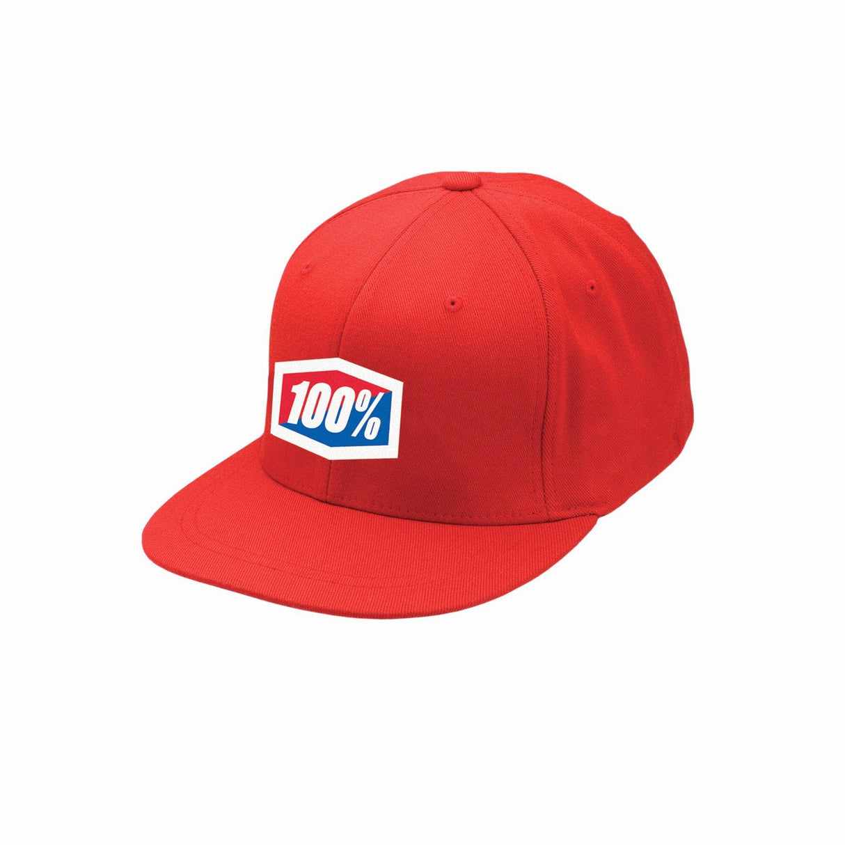 100% J-FIT Flexfit Hat Red S / M