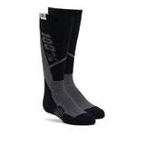 100% TORQUE Youth Thick Comfort MX Socks Black S/M