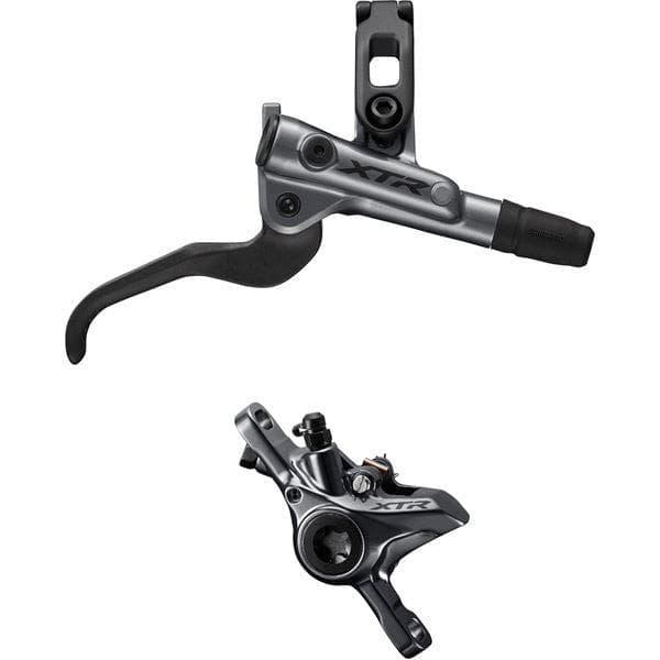 Shimano XTR BR-M9100 XTR bled I-spec-EV ready brake lever/Post mount calliper; front