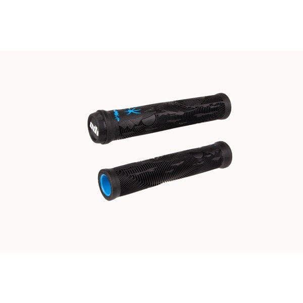 ODI Hucker BMX Grips NO Flange 160mm - Black / Blue