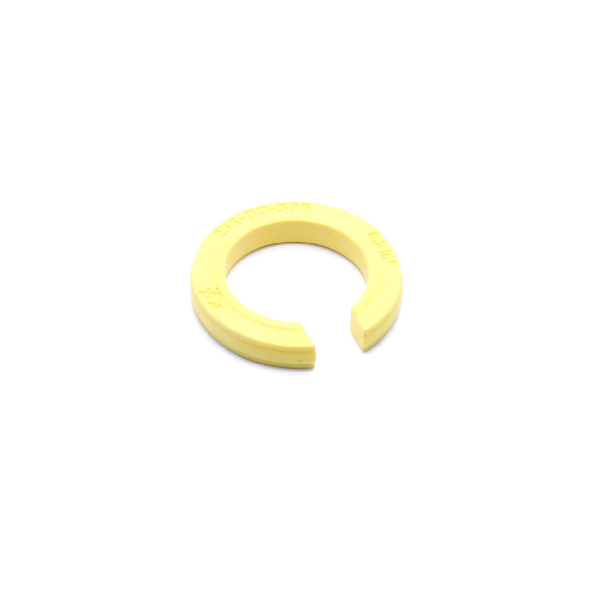 FOX Shock Nude T/TR Main Chamber Volume Spacer 0.2" Yellow 2019