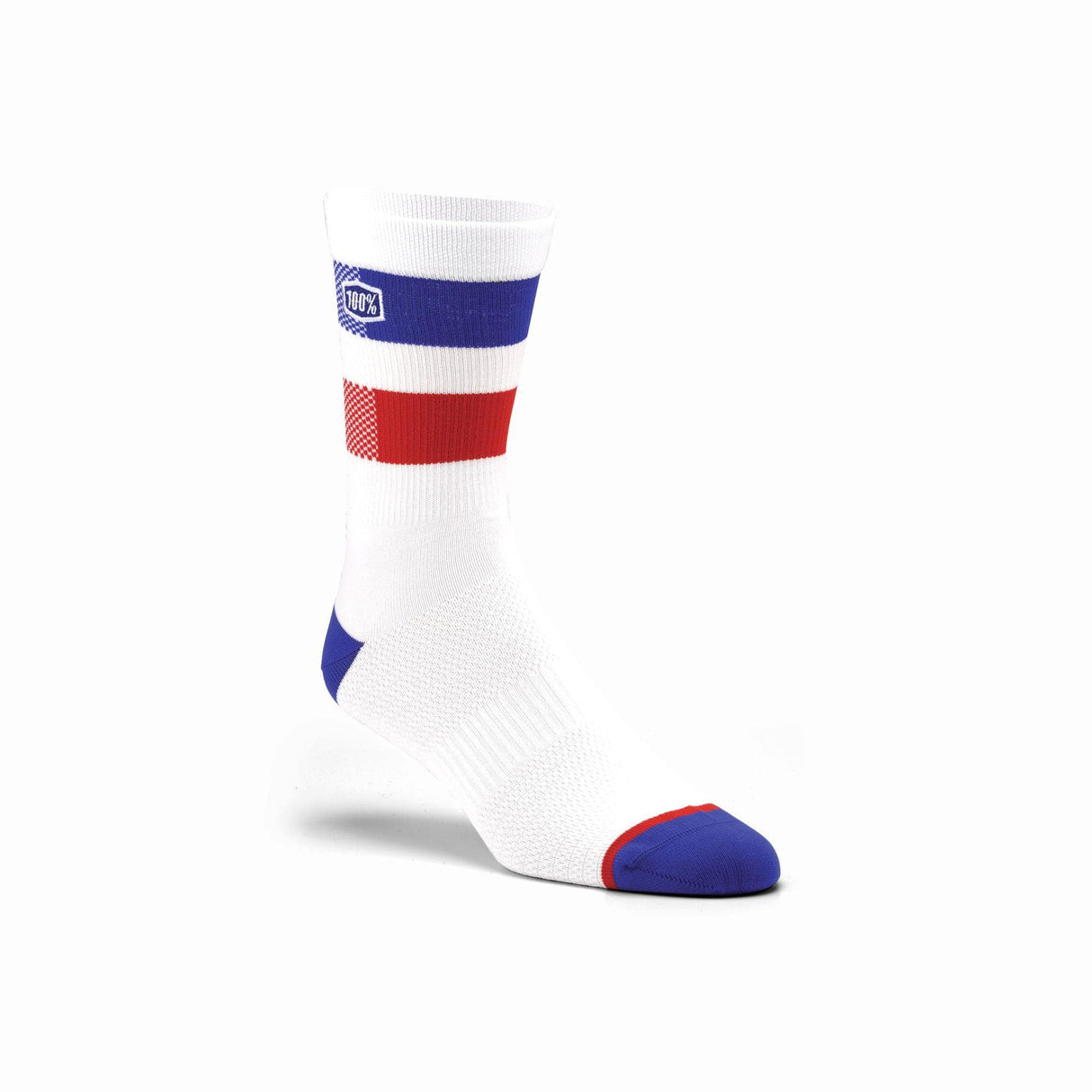 100% Flow Performance Socks White L / XL