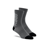 100% RYTHYM Merino Wool Performance Socks Charcoal / Grey S/M