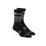 100% Advocate Performance Socks Black / Charcoal S/M