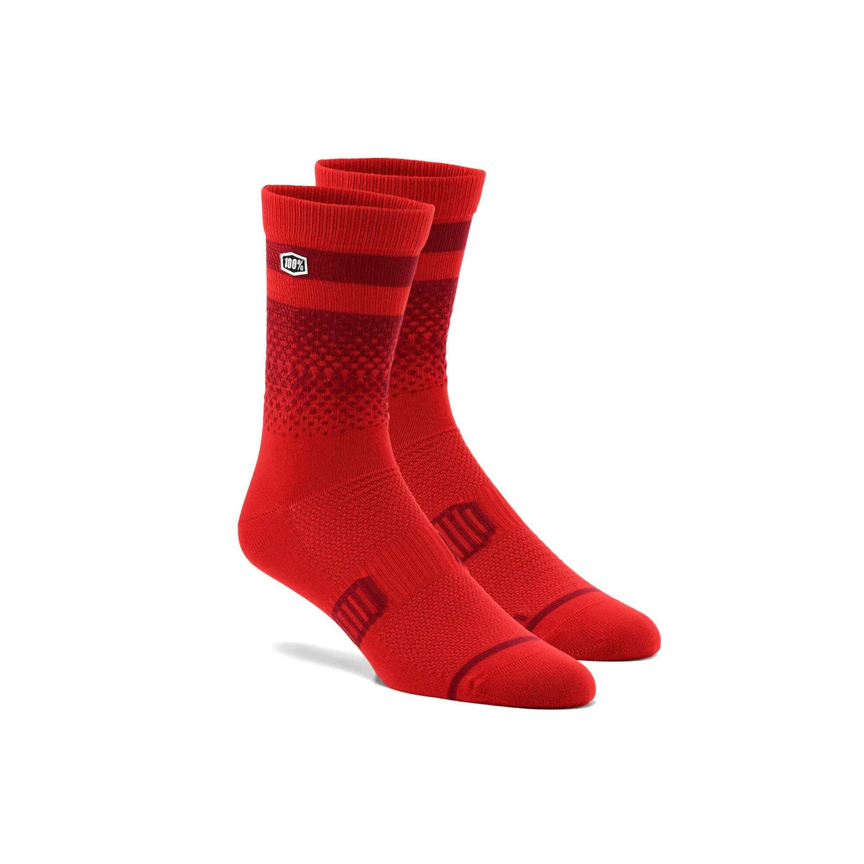 100% Advocate Performance Socks Cherry / Brick L/XL