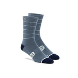 100% Advocate Performance Socks Slate / Navy S/M