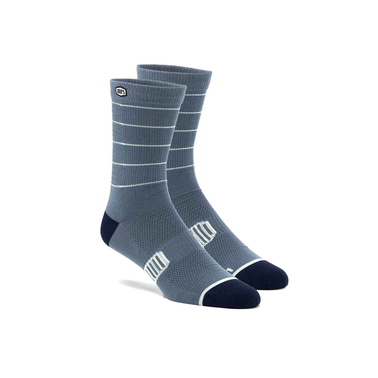 100% Advocate Performance Socks Slate / Navy L/XL