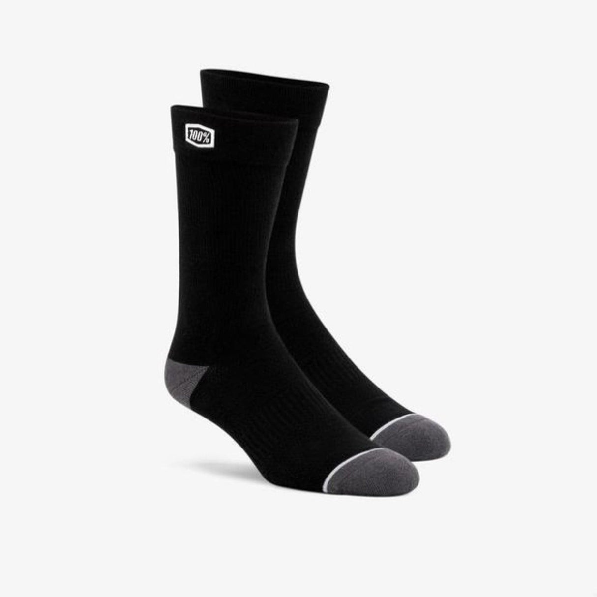 100% SOLID Casual Socks Black L/XL