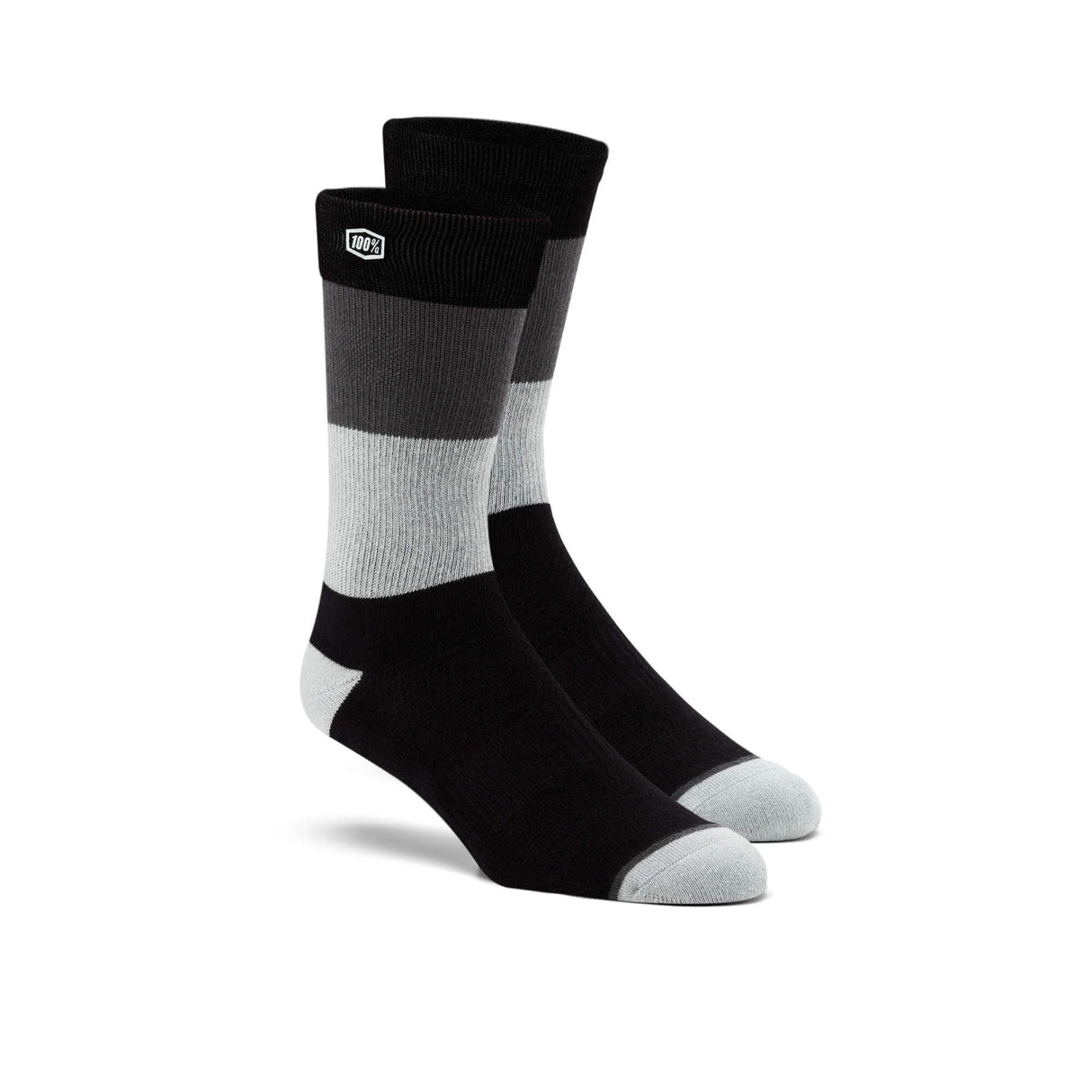 100% TRIO Casual Socks Black L/XL