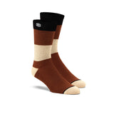 100% TRIO Casual Socks Camel S/M