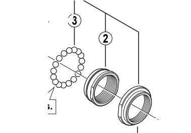 Shimano HB-M976 cone - M25 - right hand