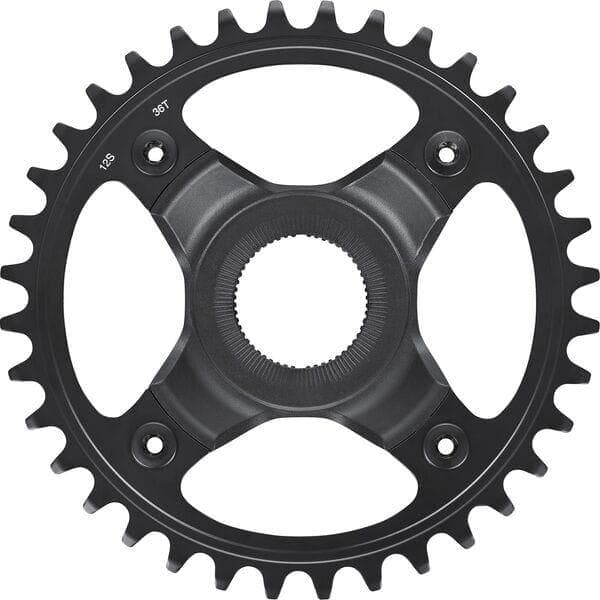 Shimano STEPS SM-CRE70-12-B chainring; 12-speed; 36T without chain guard; for chain line 55 mm