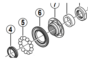 Shimano Spares DH-3N80 seal ring