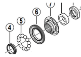 Shimano Spares DH-3N80 seal ring