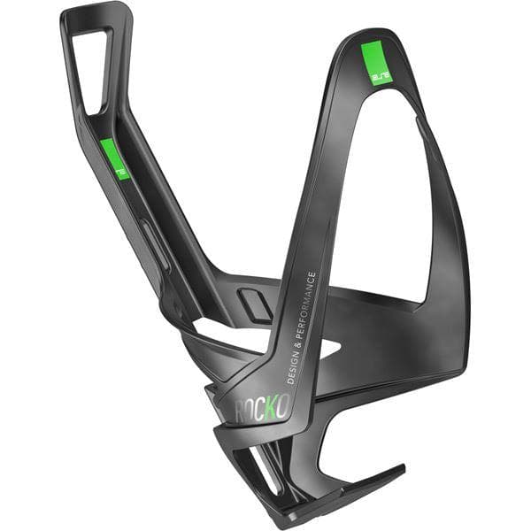 Elite Rocko carbon bottle cage matt black / green